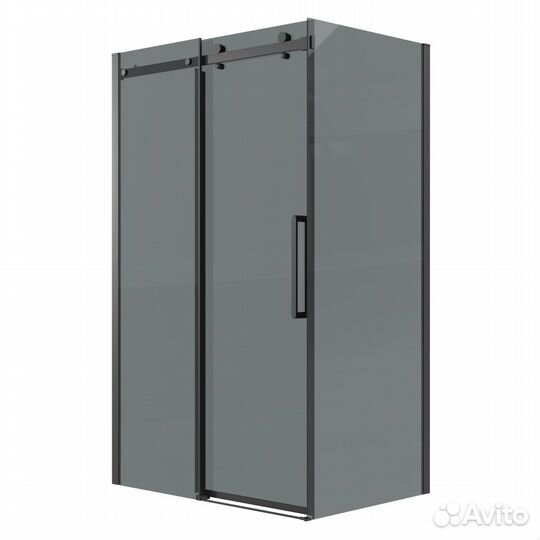 Душ.огр. Classic 11090195 черн мат, тонир. ст-ло