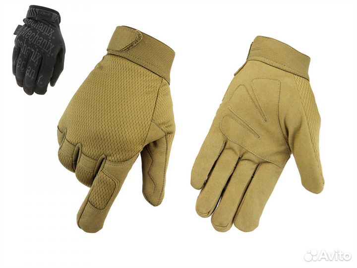 Комфортные тактические перчатки по типу mechanix