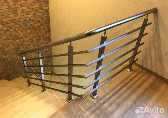 Перила, поручни из нержавеющей стали