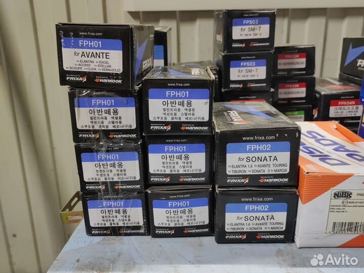 Тормозные колодки ваз, иномарки