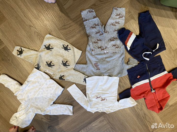 Детские вещи пакетом от 0 до года для мальчика