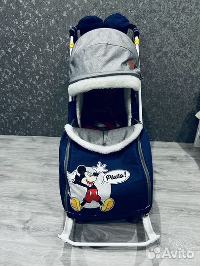 Санки коляска disney baby 2