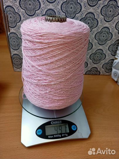 Пряжа в бобинах хлопок