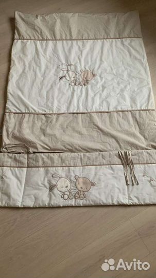 Англия. Комплект в кроватку одеяло и бортик