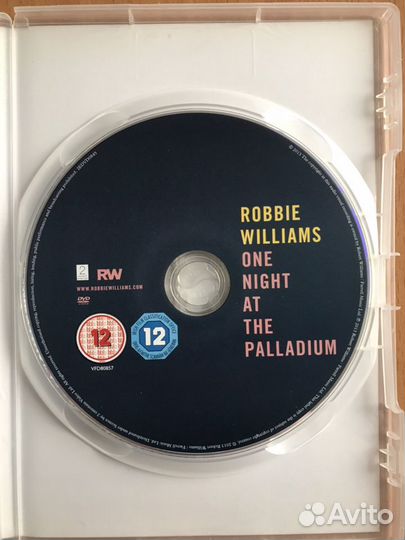 Robbie Williams dvd диски