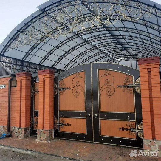 Навеса перила кованые