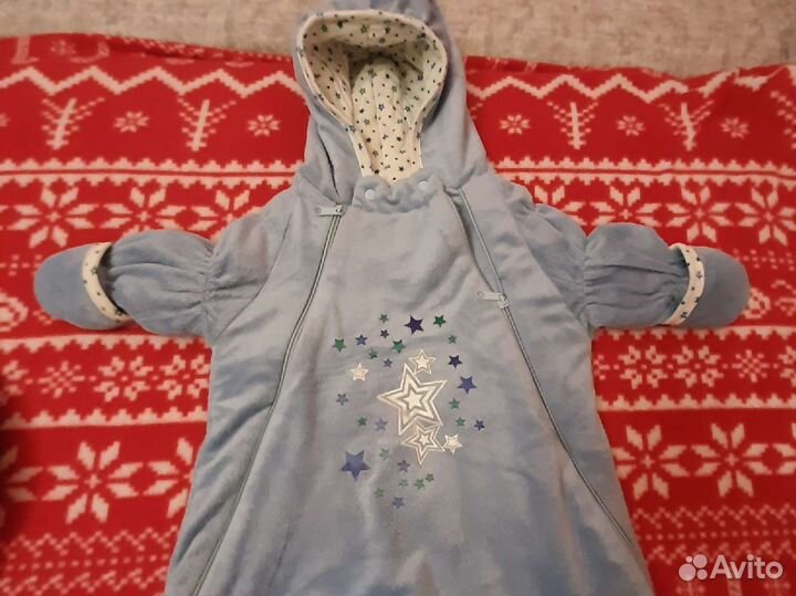 Комбенизон конвертом с одеялком