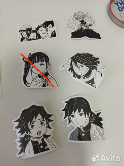 Наклейки Стикеры Манга Аниме