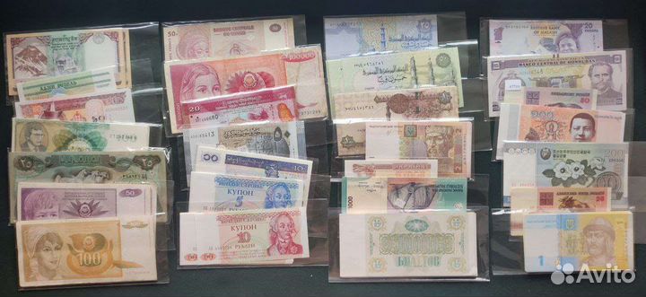 Разные Боны банкноты иностранные