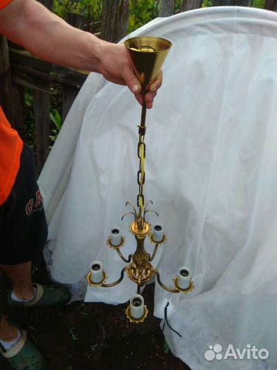 Бронза люстра СССР