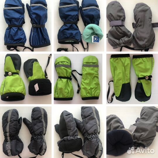 Варежки краги 2-5 зимние