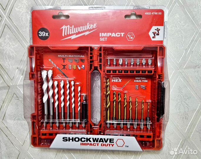 Набор сверла+биты Milwaukee 4932479853 (39шт)
