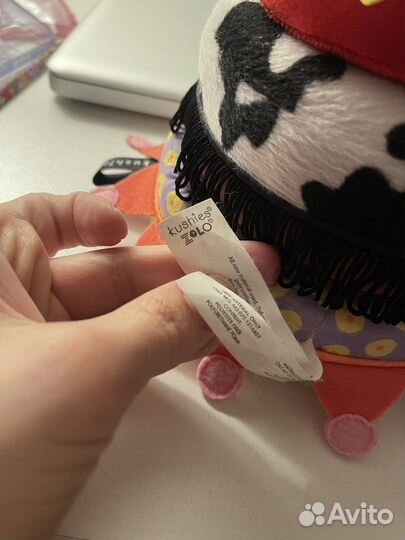 Игрушка мягкая пирамидка zolo kushies