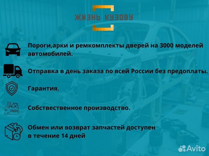 Пороги на Nissan Almera 2 N16 2000-2006 3 двери