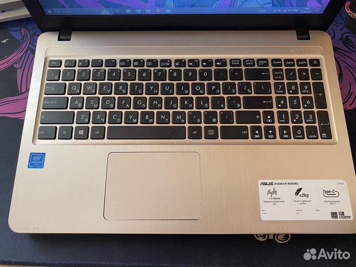 Asus на ssd intel / gf810m / 4gb