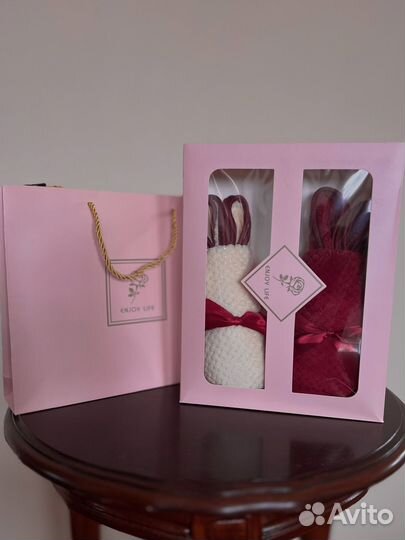 Подарочный набор полотенец на 8 марта