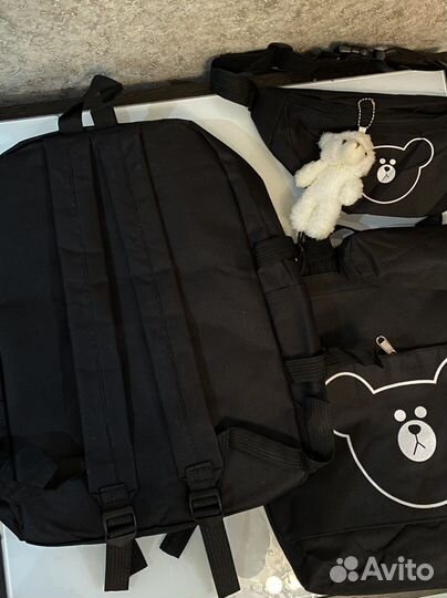 Рюкзак детский новый девочки мальчика портфель 5в1