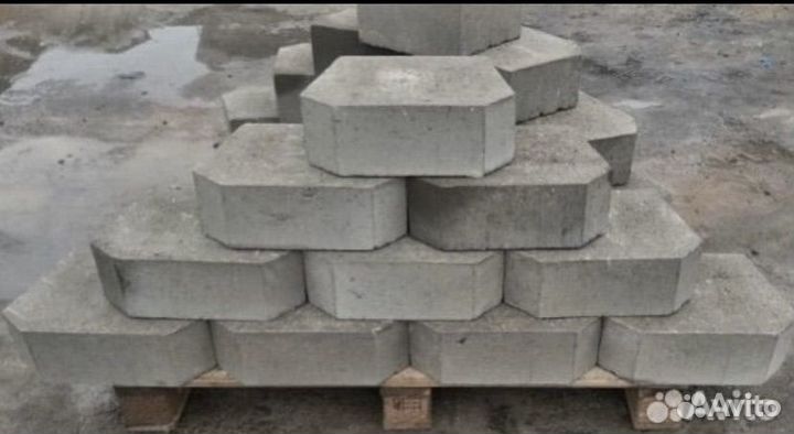 Камень подпорный стеновой, блоки