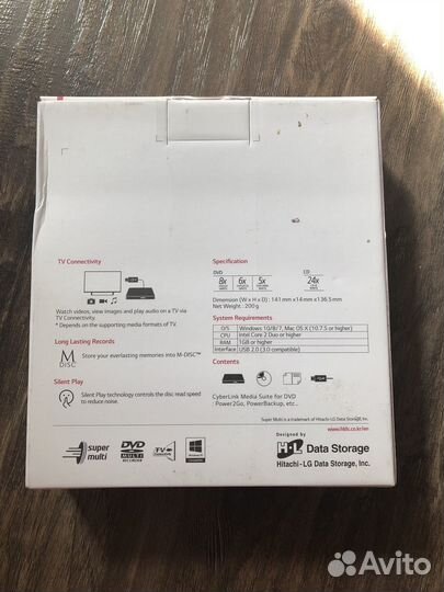 Внешний dvd cd привод