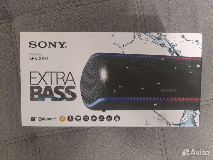 Коробка оригинальная sony SRS-XB31