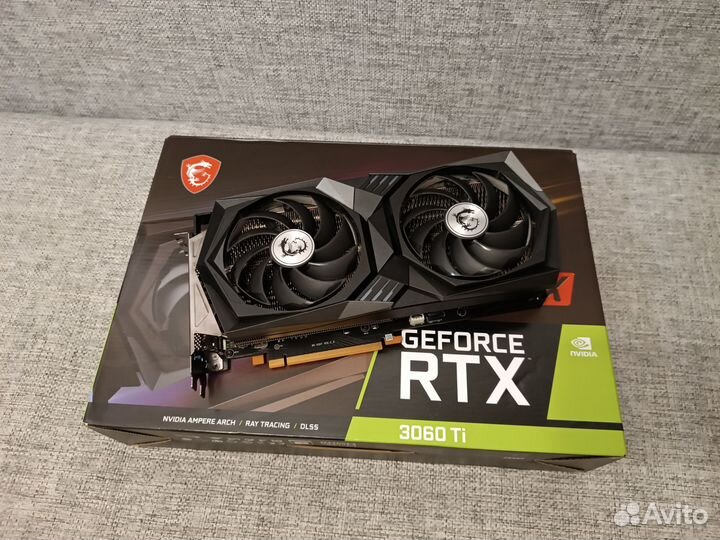 Видеокарта Msi Rtx 3060ti (гарантия днс)