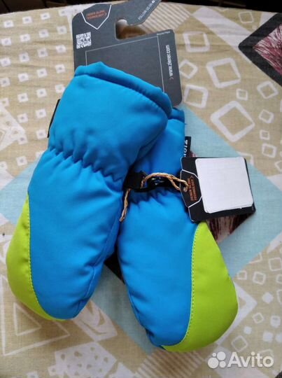 Варежки утеплённые зимние