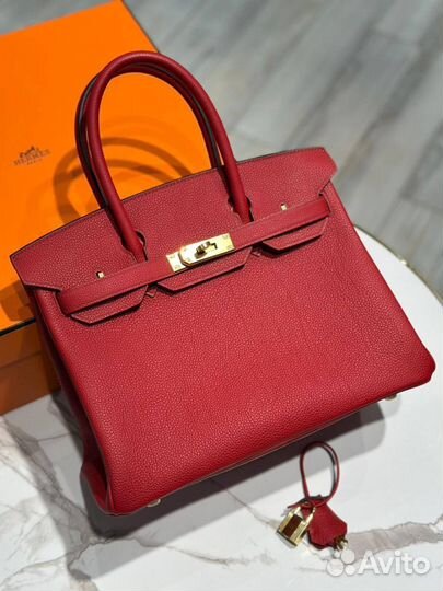 Сумка Hermes Birkin 30 см с прожилками