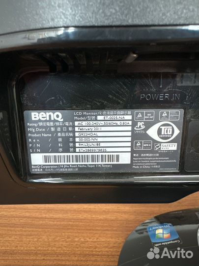 Монитор Benq