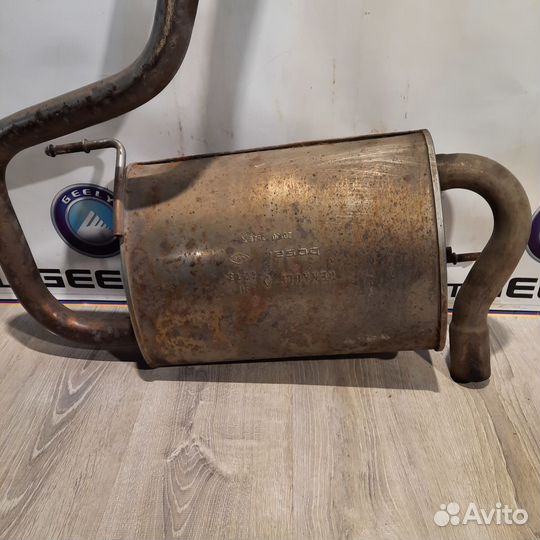 Глушитель задняя часть банка Renault duster