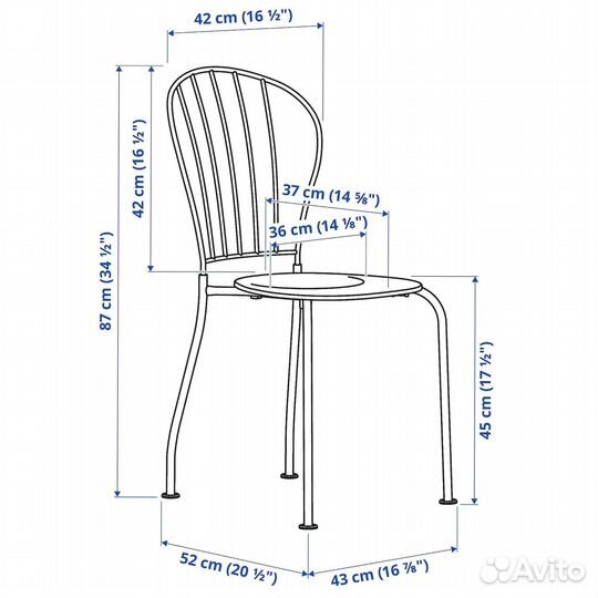 LÄCKÖ Стул садовый IKEA