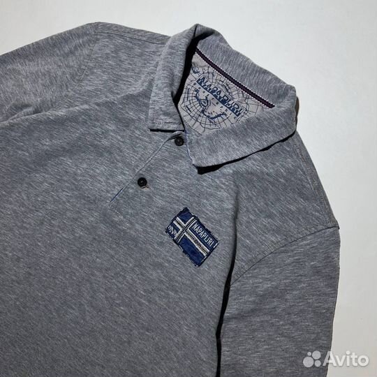 Лонгслив Napapijri Gray Polo