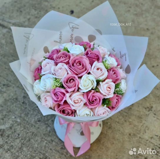Букет из мыльных роз с доставкой