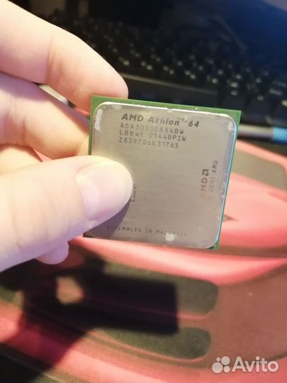 Поцессор athlon одно ядерный, один из первых