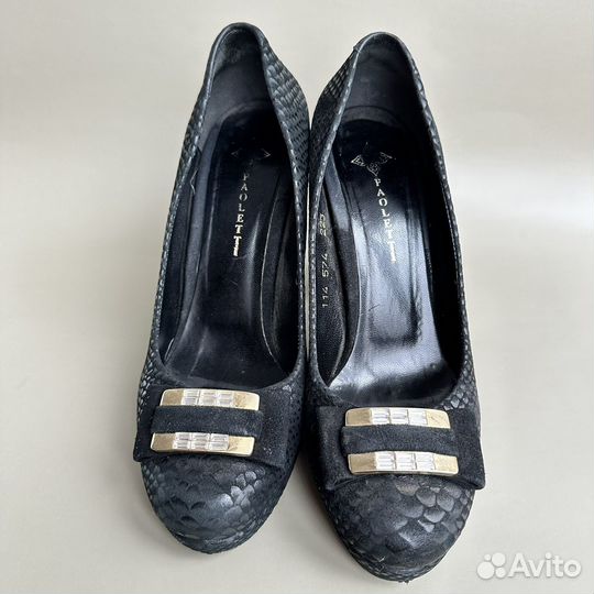 Туфли женские 38 нарядные на танкетке