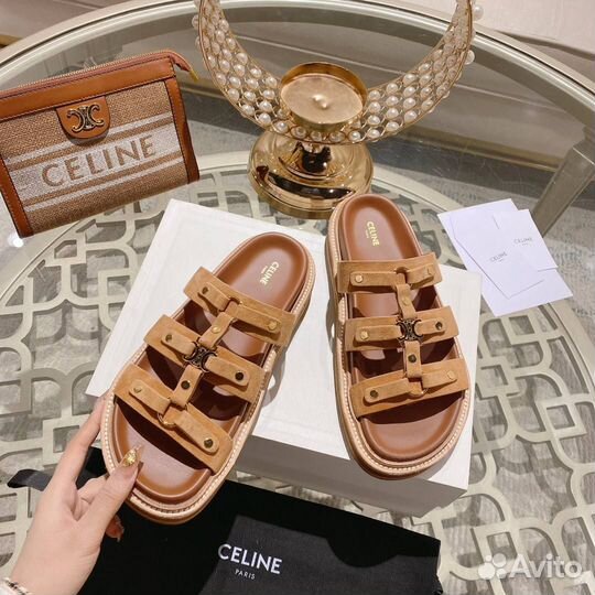 Шлепки женские celine