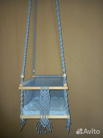 Качели детские подвесные макраме