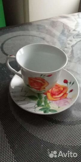 Чашка с блюдцем