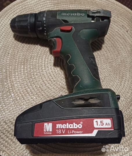 Шуруповерт metabo 18v 1.5A