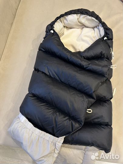 Зимний конверт в коляску stokke