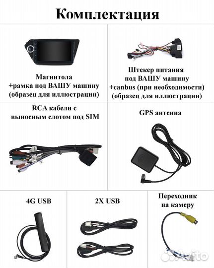 Магнитола 2/32GB Peugeot 3008 Qled 8 ядер Carplay