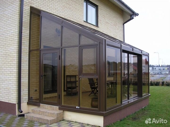 Остекление терасс, веранд