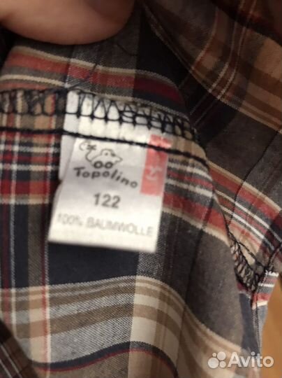 Рубашка на мальчика 122