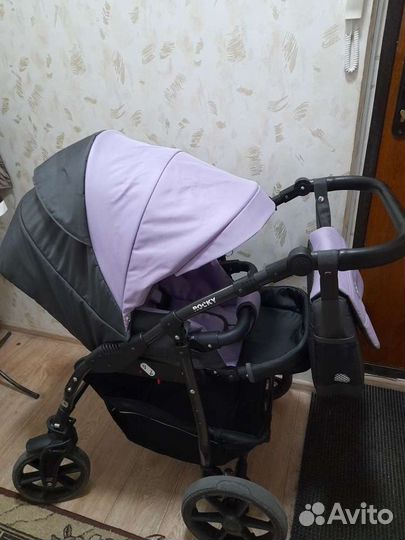 Коляска 2 в 1 babyton Rocky purple 52