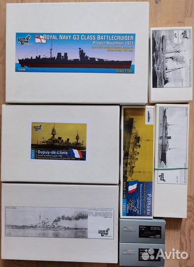 Сборные модели кораблей фирмы Комбриг