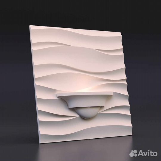 Гипсовая 3D панель 