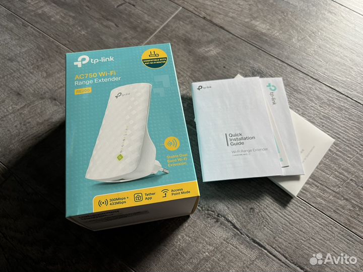 Wi-Fi рeпитеp TP-Linк RE200 AC750 2.4 и 5 Ггц