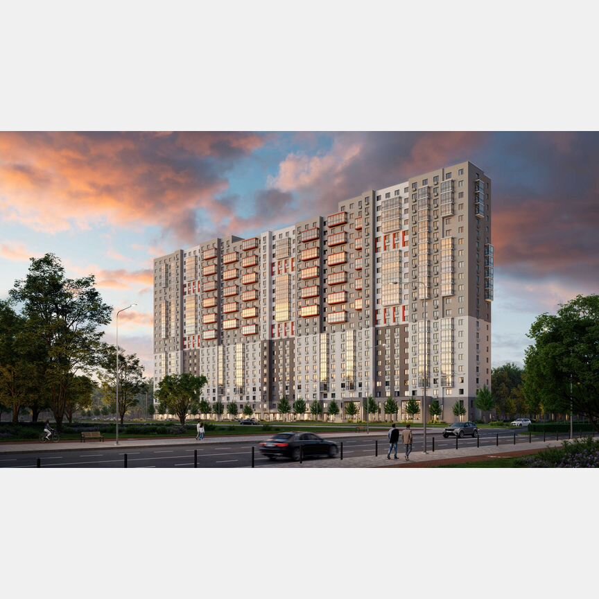 Квартира-студия, 20,6 м², 2/21 эт.