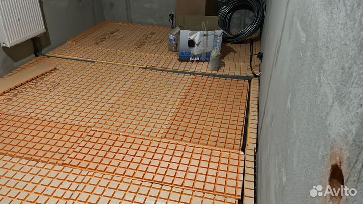 Теплый пол / Маты для водяного теплого пола
