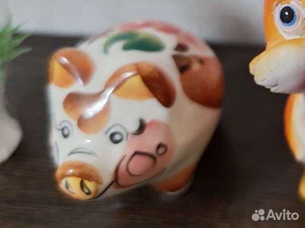 Сувенир кошка, свинья, лягушка