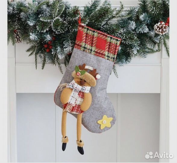 Носок новогодний